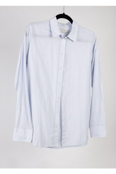 Everlane Blue Pinstriped Women’s Button Down